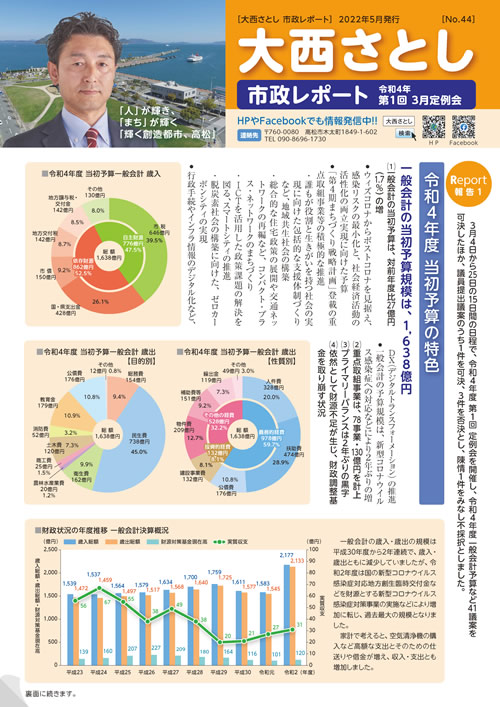 大西さとし市政レポートNo44